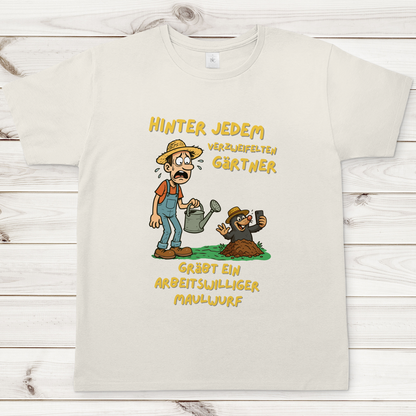Herren T-Shirt Maulwurf  vs. Gärtner
