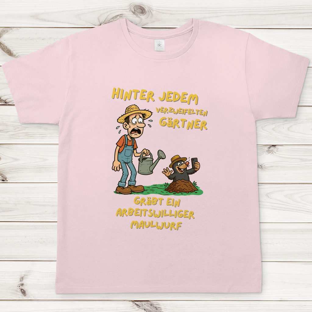 Herren T-Shirt Maulwurf  vs. Gärtner