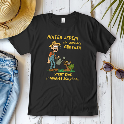 Damen T-Shirt Schnecke vs. Gärtner