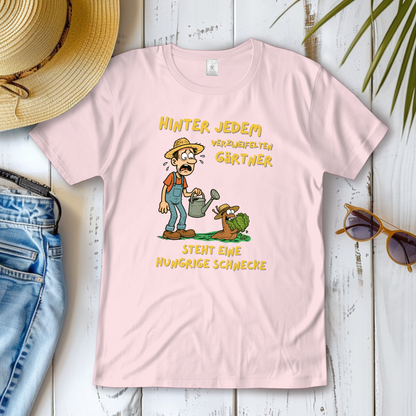 Damen T-Shirt Schnecke vs. Gärtner