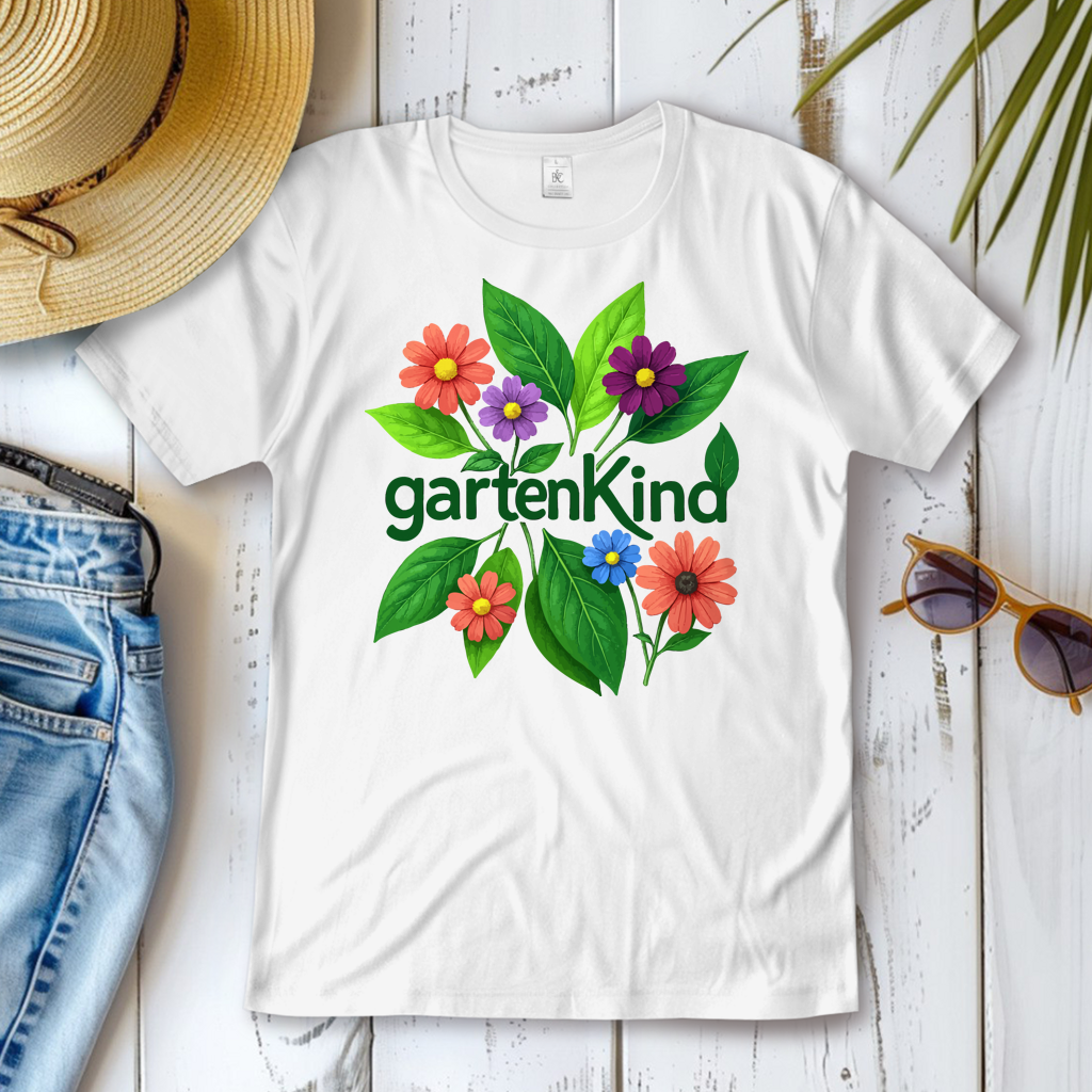 Damen T-Shirt Gartenkind