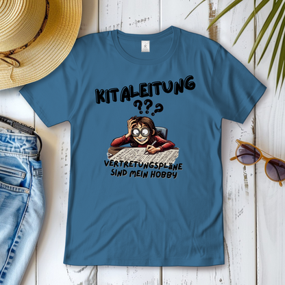 Damen T-Shirt Kitaleitung - Vertretungspläne sind mein Hobby