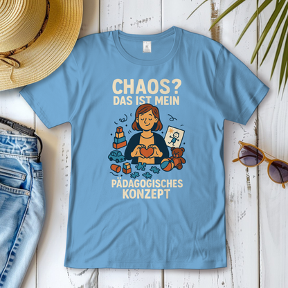 Damen T-Shirt Chaos ist mein Pädagogisches Konzept