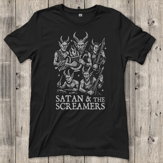 Damen T-Shirt Satan & The Screamers