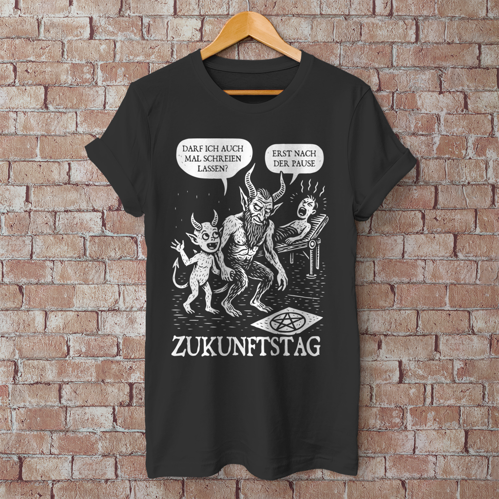Herren T-Shirt Zukunftstag in der Hölle