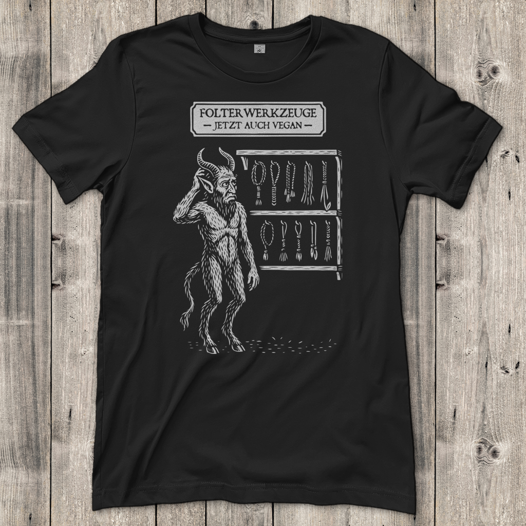 Damen T-Shirt Folterwerkzeuge jetzt auch Vegan