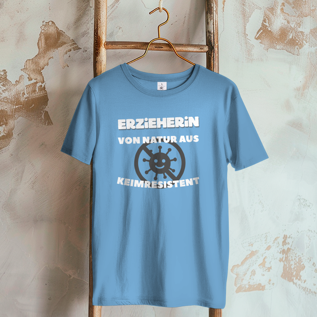 Damen T-Shirt Erzieherin - Von Natur aus Keimresistent
