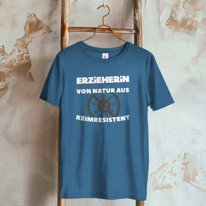 Damen T-Shirt Erzieherin - Von Natur aus Keimresistent