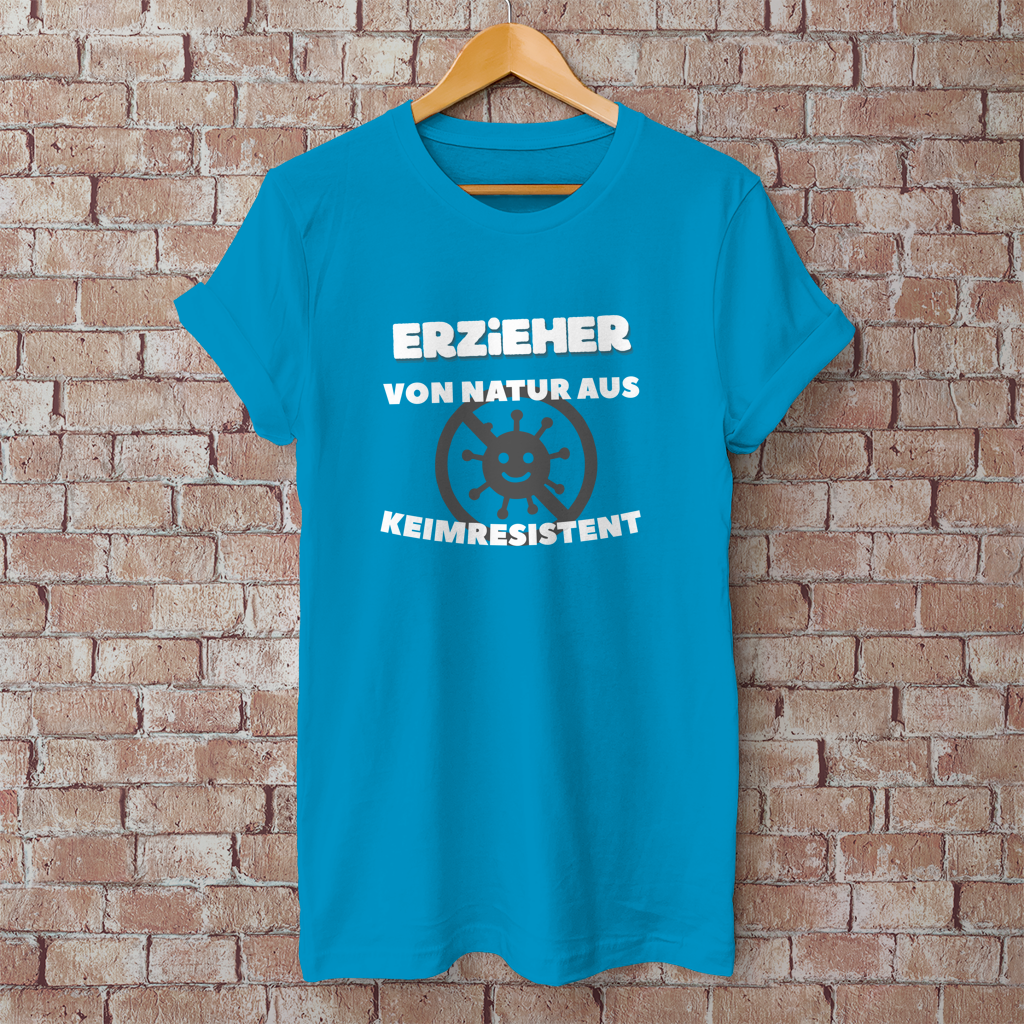 Herren T-Shirt Erzieher - Von Natur aus Keimresistent