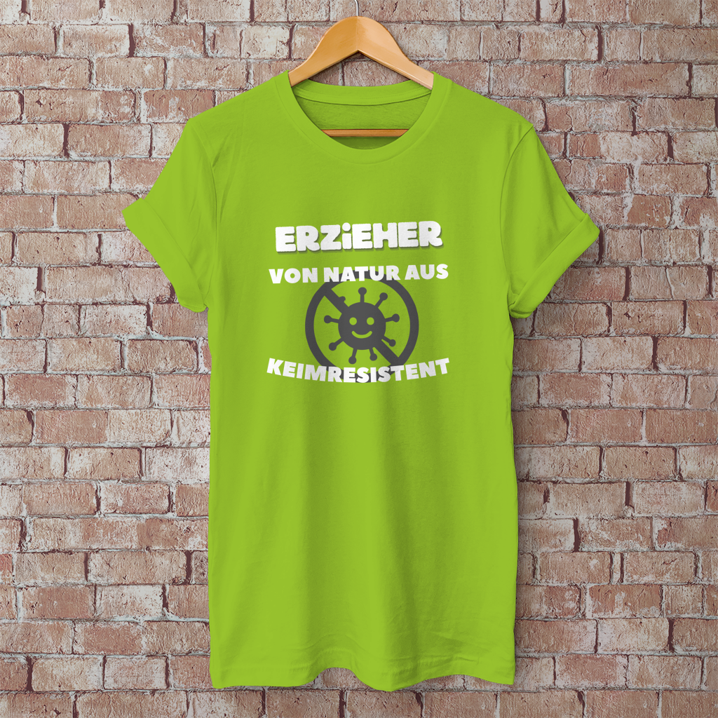 Herren T-Shirt Erzieher - Von Natur aus Keimresistent