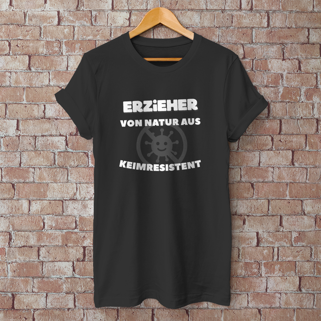 Herren T-Shirt Erzieher - Von Natur aus Keimresistent