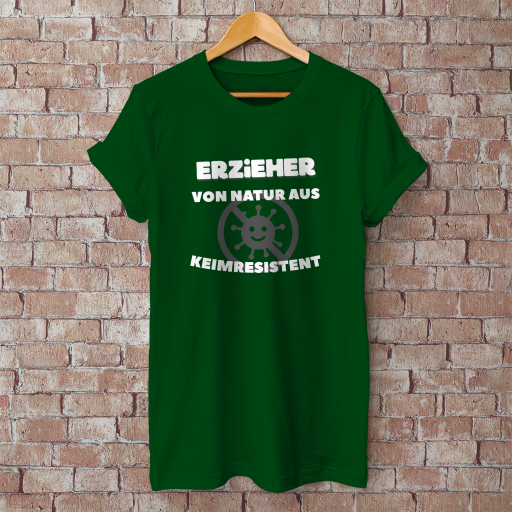 Herren T-Shirt Erzieher - Von Natur aus Keimresistent