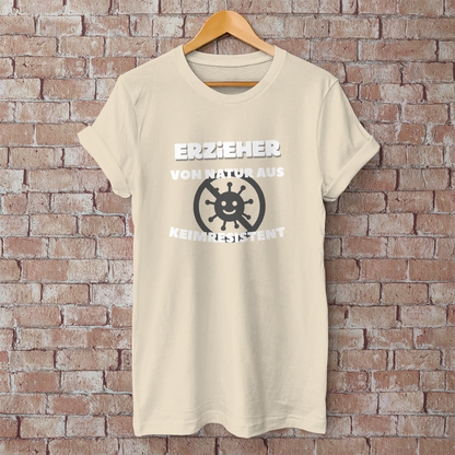 Herren T-Shirt Erzieher - Von Natur aus Keimresistent