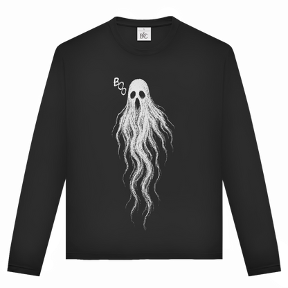 Unisex Langarmshirt Boo Geist