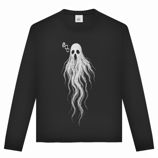 Unisex Langarmshirt Boo Geist