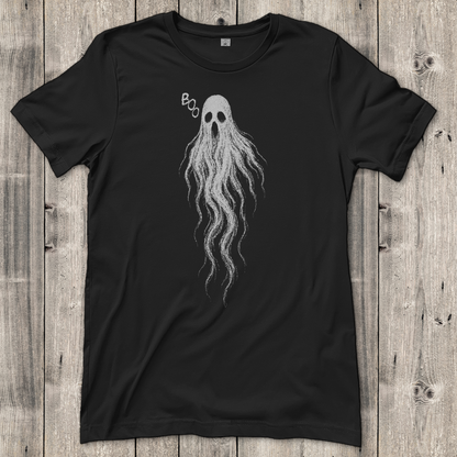 Damen T-Shirt Boo Geist