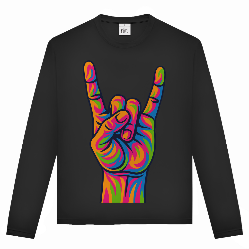 Unisex Langarmshirt Horns in Color