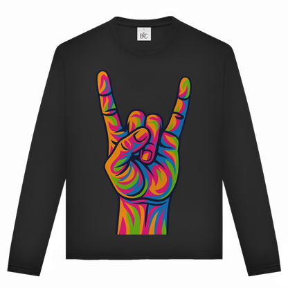 Unisex Langarmshirt Horns in Color