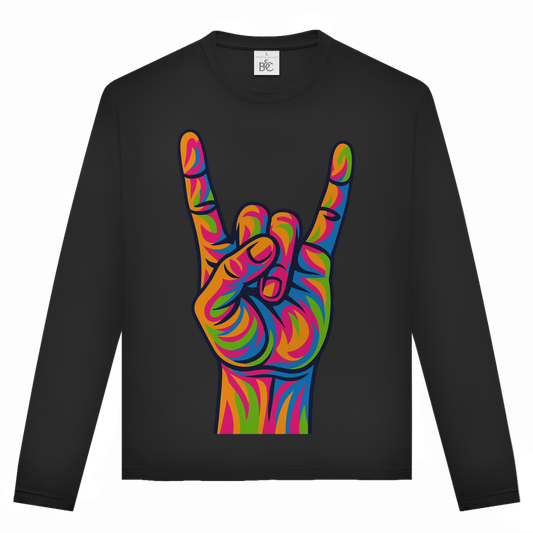 Unisex Langarmshirt Horns in Color