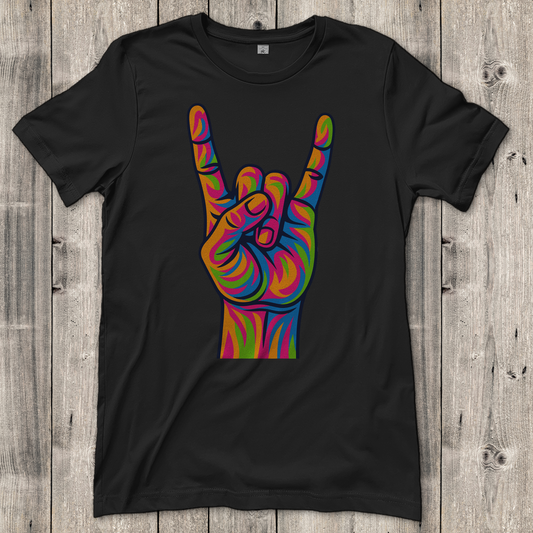 Damen T-Shirt Horns in Color