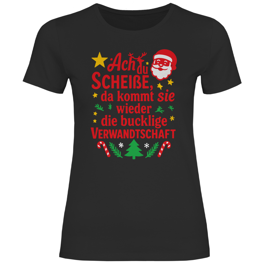 Damen T-Shirt bucklige Verwandschaft
