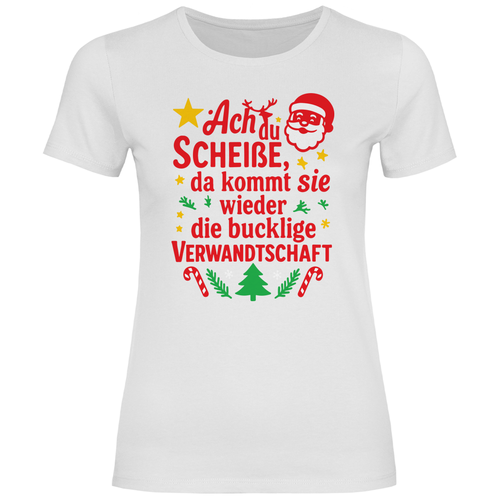 Damen T-Shirt bucklige Verwandschaft