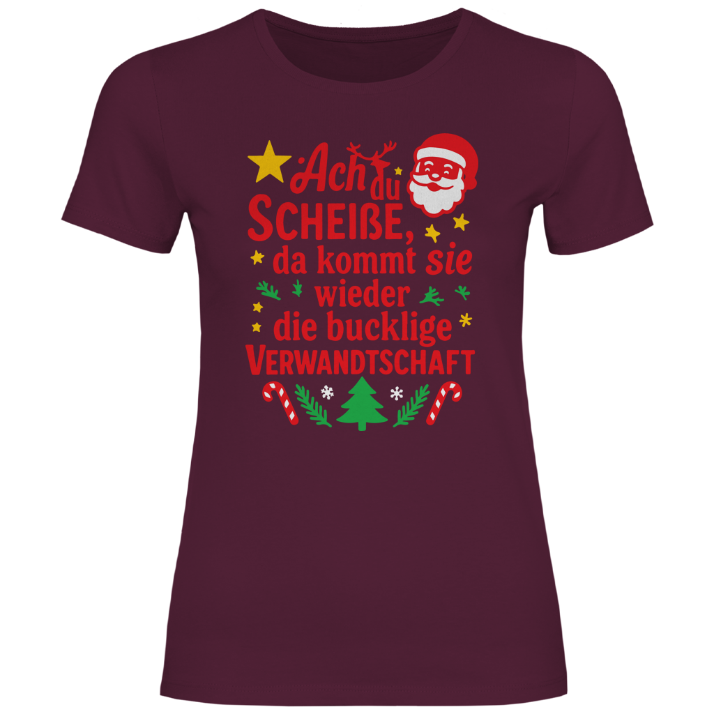 Damen T-Shirt bucklige Verwandschaft