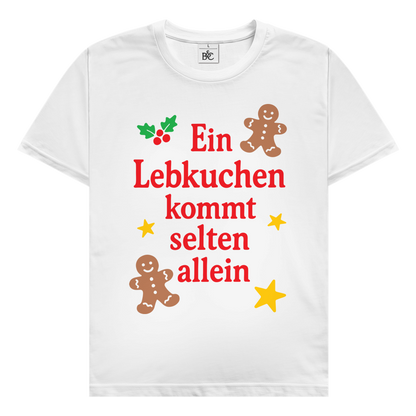 Herren T-Shirt Ein Lebkuchen kommt selten allein