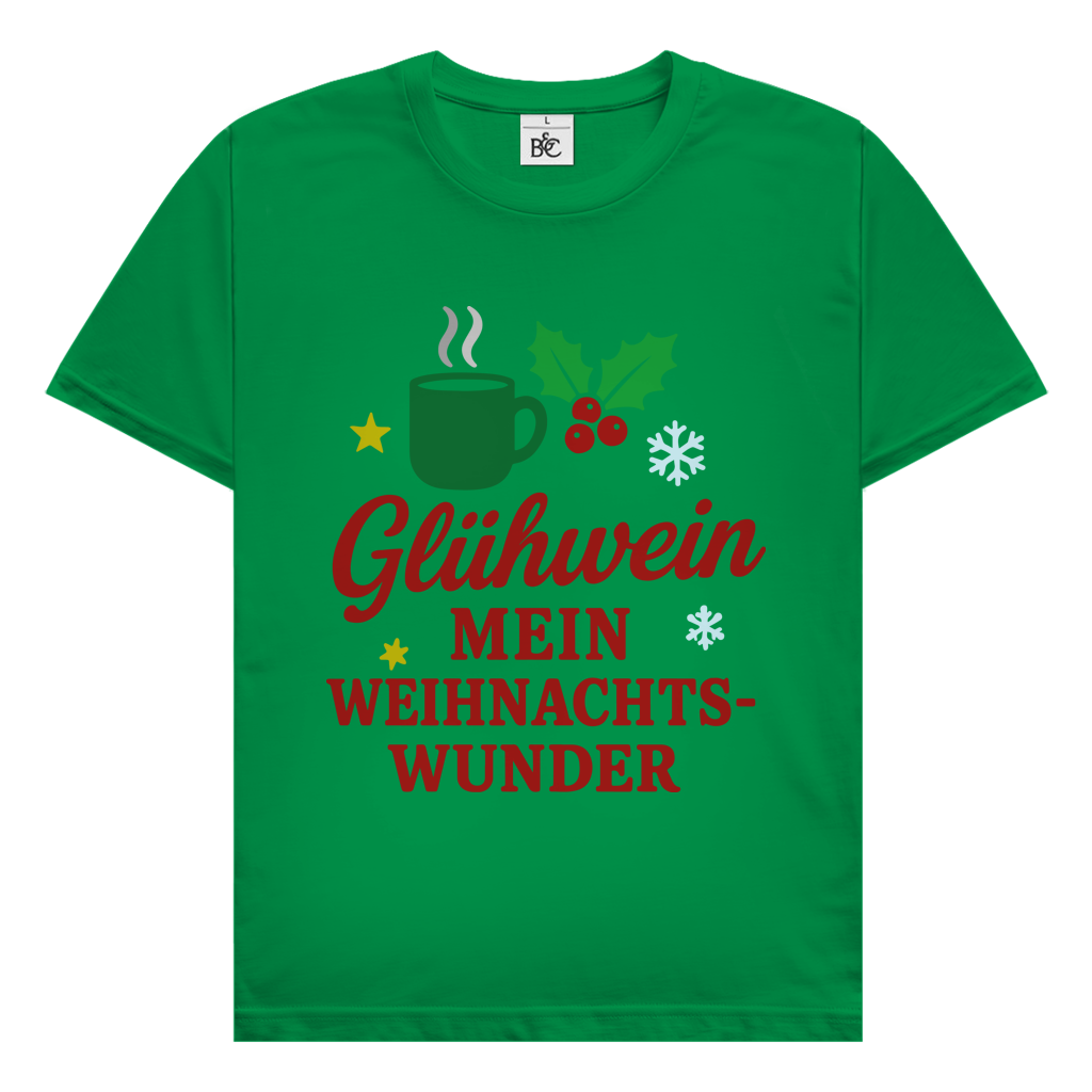 Herren T-Shirt Glühwein mein Weihnachtswunder