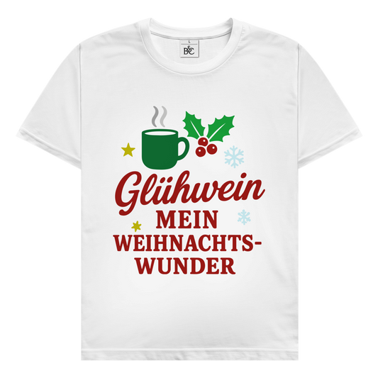 Herren T-Shirt Glühwein mein Weihnachtswunder