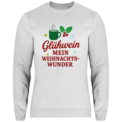 Herren Sweatshirt Glühwein mein Weihnachtswunder