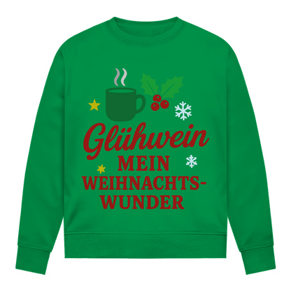 Damen Sweatshirt Glühwein mein Weihnachtswunder