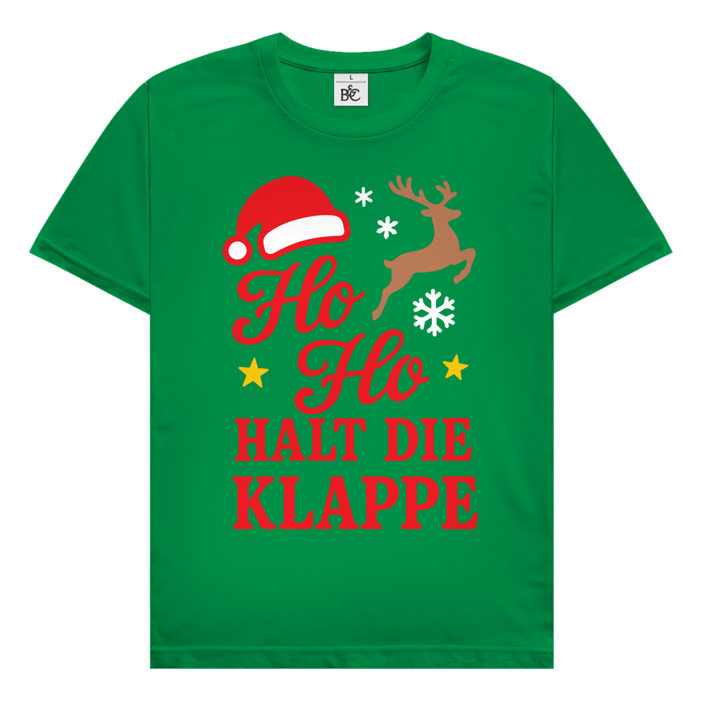 Herren T-Shirt Ho Ho halt die Klappe