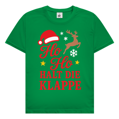 Herren T-Shirt Ho Ho halt die Klappe