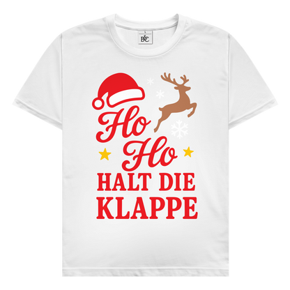 Herren T-Shirt Ho Ho halt die Klappe