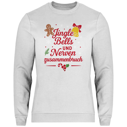 Herren Sweatshirt Jingle Bells und Nervenzusammenbruch