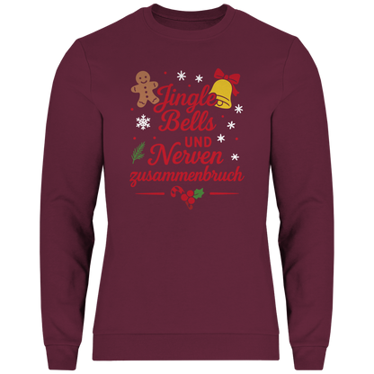 Herren Sweatshirt Jingle Bells und Nervenzusammenbruch