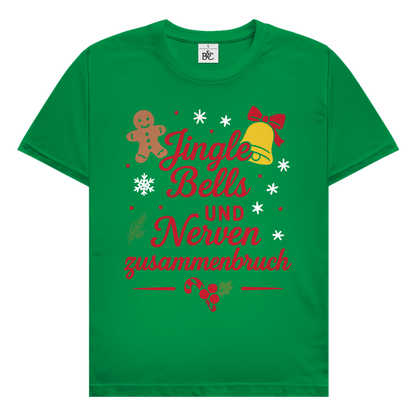 Herren T-Shirt Jingle Bells und Nervenzusammenbruch
