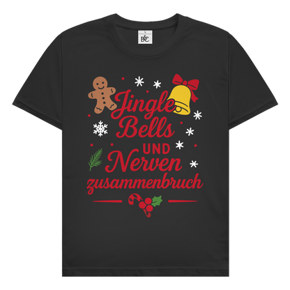 Herren T-Shirt Jingle Bells und Nervenzusammenbruch