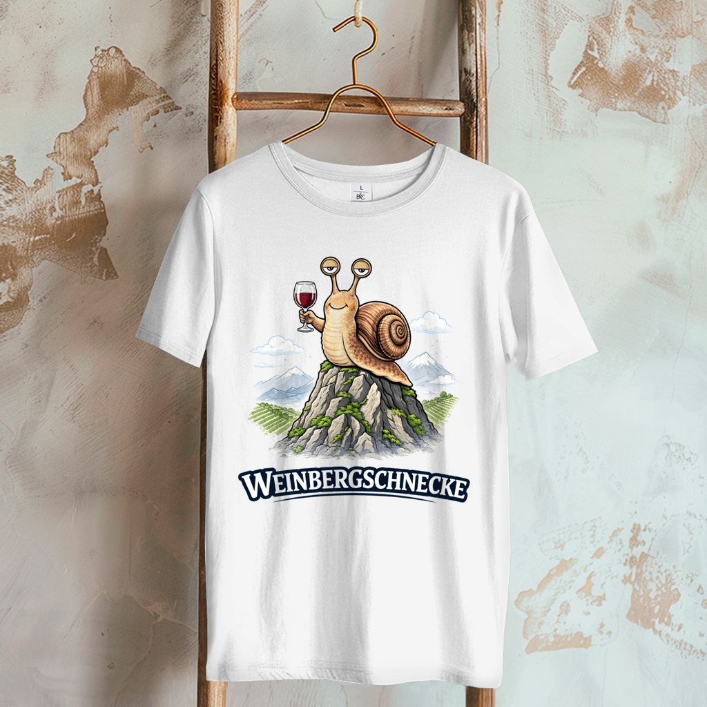 Damen T-Shirt Weinbergschnecke