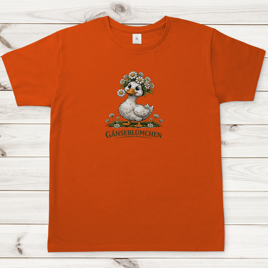 Herren T-Shirt Gänseblümchen