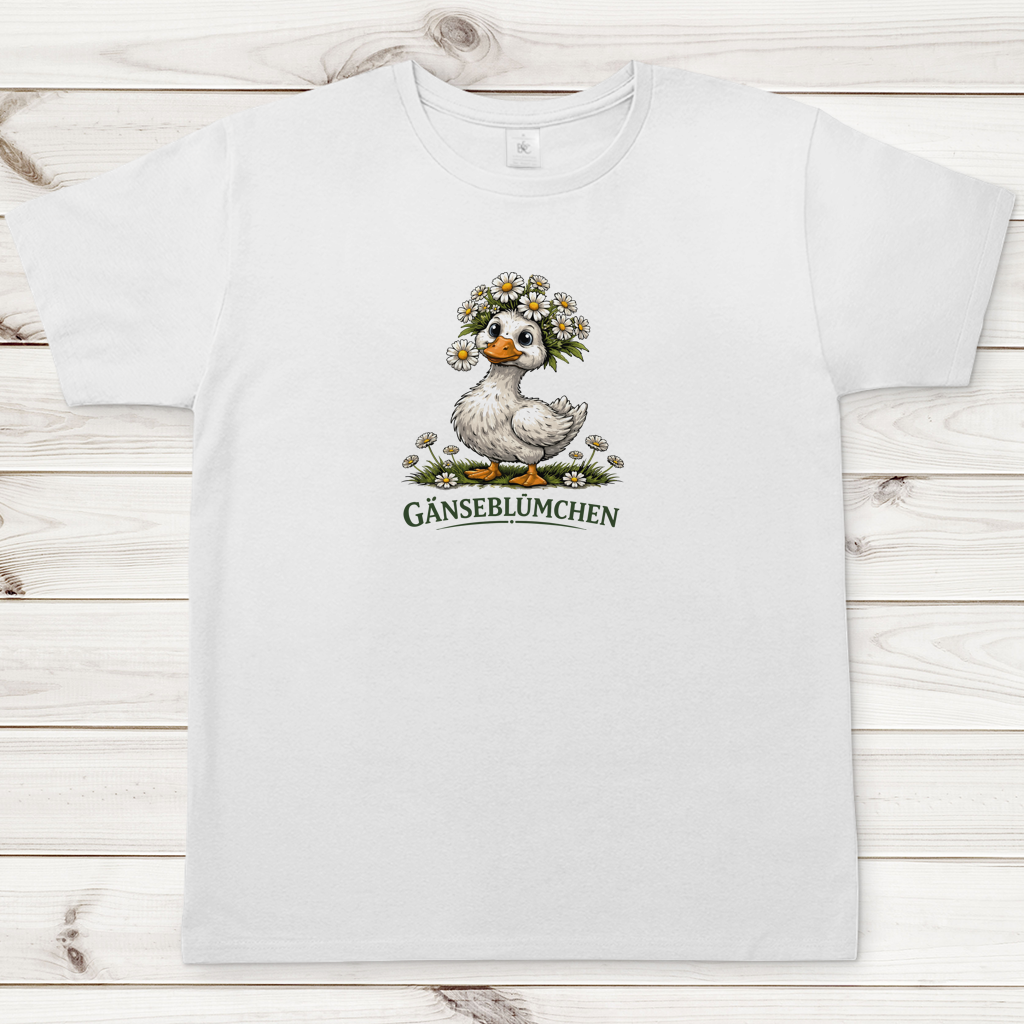 Herren T-Shirt Gänseblümchen