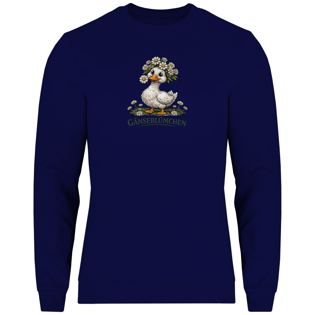Herren Sweatshirt Gänseblümchen