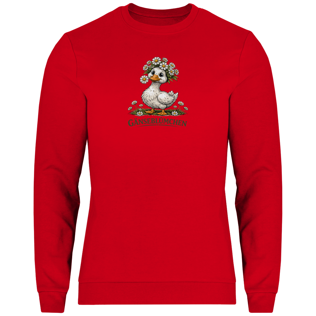 Herren Sweatshirt Gänseblümchen