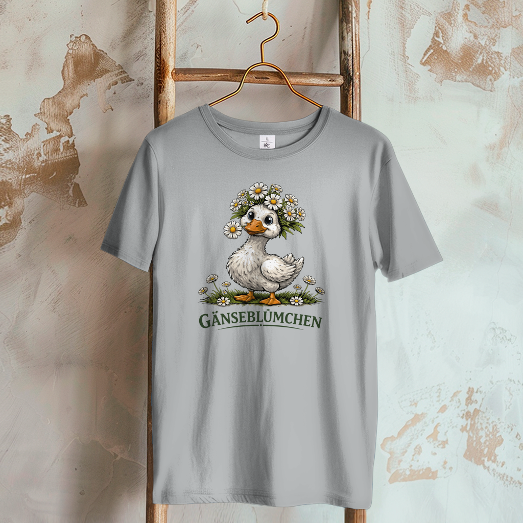 Damen T-Shirt Gänseblümchen