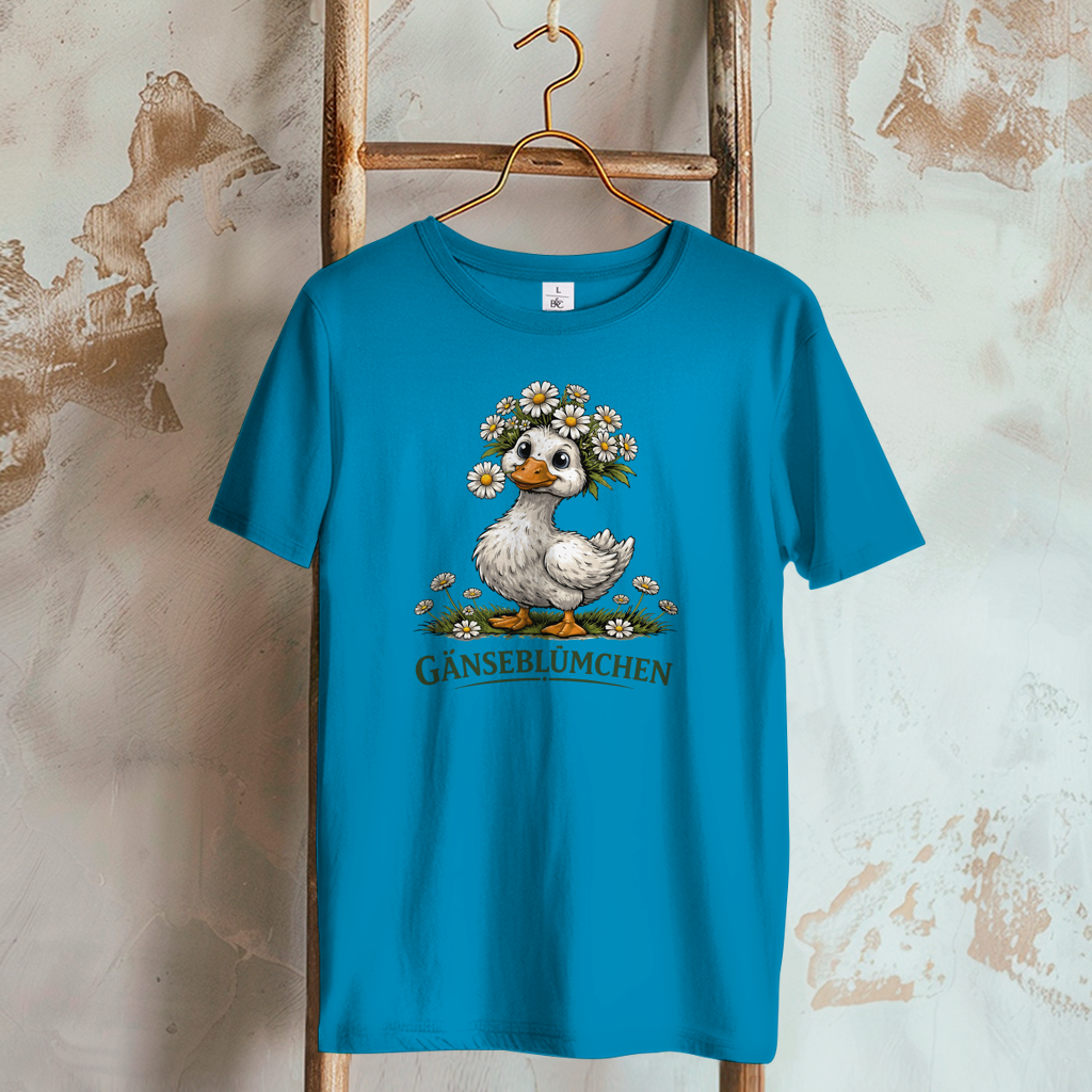 Damen T-Shirt Gänseblümchen