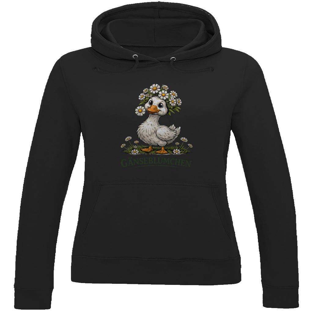Damen Hoodie Gänseblümchen