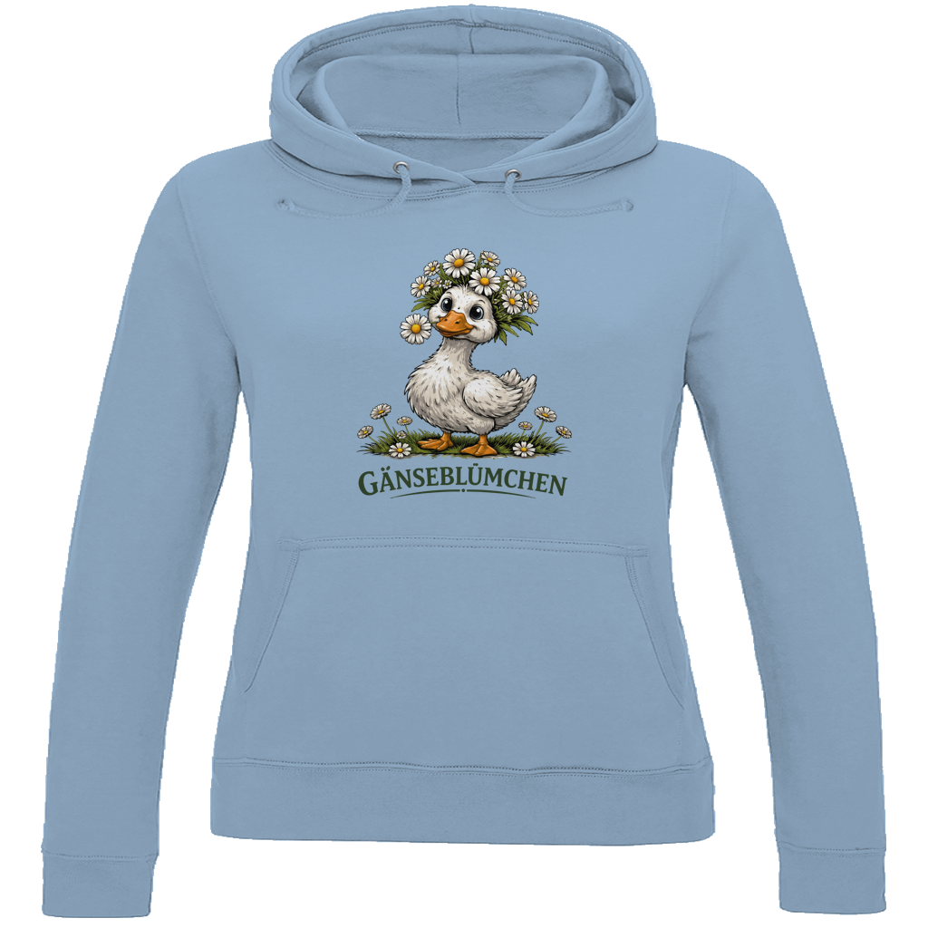 Damen Hoodie Gänseblümchen