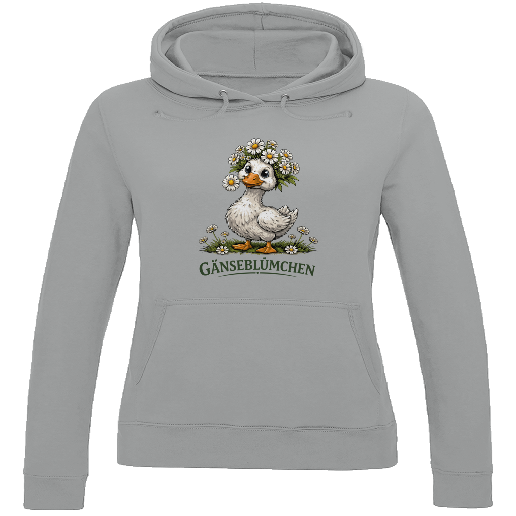 Damen Hoodie Gänseblümchen