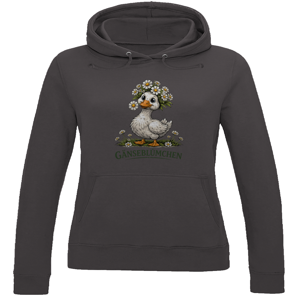 Damen Hoodie Gänseblümchen